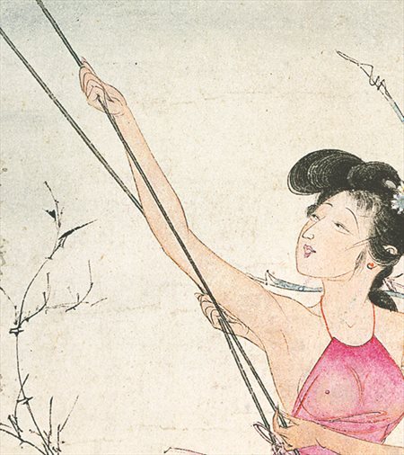 松山-胡也佛的仕女画和最知名的金瓶梅秘戏图
